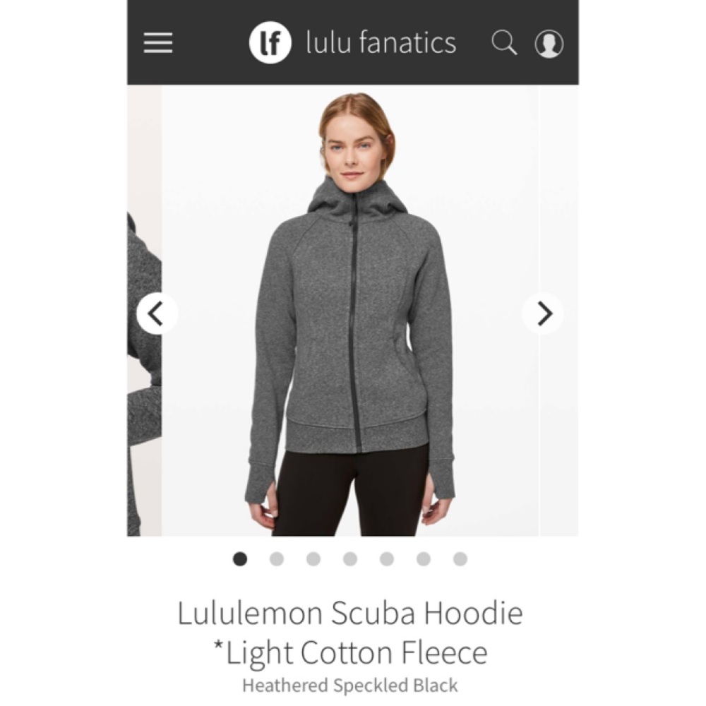 ❌SOLD❌ Lululemon Scuba Hoodie *Light Cotton Fleece